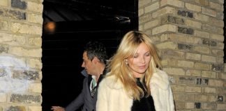 Kate Moss, 17 janvier 2012