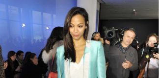 Zoe Saldana, 11 février 2012