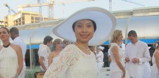 street – Diner en blanc