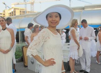 street – Diner en blanc