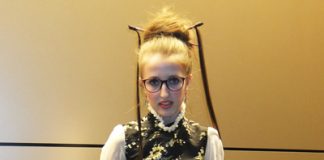 February 11th 2013. Dolly Sophie, 22, fashion multi-tasker!