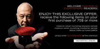 Shu Uemura is now available online!