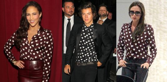 Who Wore It Better: Burberry heart shirt