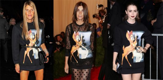 Who Wore It Better: the Givenchy Bambi sweatshirt