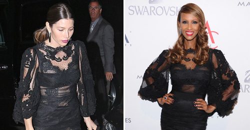 Who Wore It Better: the Dolce & Gabbana lace sheer dress