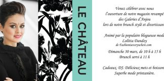 Venez célébrer l’ouverture de la nouvelle boutique Le Château aux Galeries d’Anjou avec moi & gagnez une des deux virées shopping de 300$! (CE CONCOURS EST TERMINÉ!)