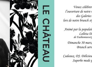 Venez célébrer l’ouverture de la nouvelle boutique Le Château aux Galeries d’Anjou avec moi & gagnez une des deux virées shopping de 300$! (CE CONCOURS EST TERMINÉ!)