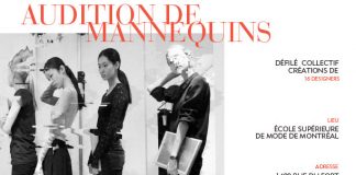 Mannequins recherchés!