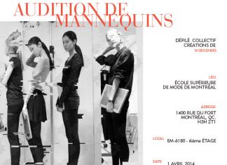 Mannequins recherchés!