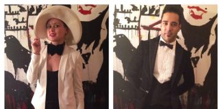 Couple look @ Tux in the City