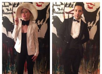 Couple look @ Tux in the City