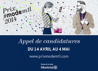 C’est le temps d’envoyer votre candidature pour les Prix #modemtl 2014