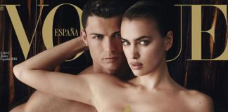 Cristiano Ronaldo nu sur la couverture du Vogue Espagne de juin 2014