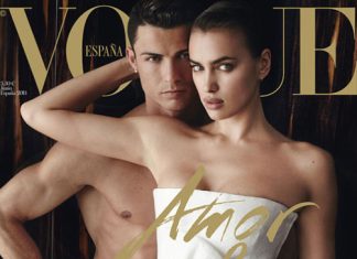 Cristiano Ronaldo nu sur la couverture du Vogue Espagne de juin 2014