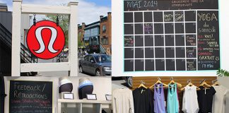 Québec: Un showroom lululemon athletica s’installe dans la ville