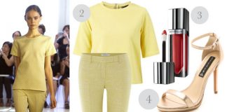 Runway To Reality (RtoR) : chic yellow