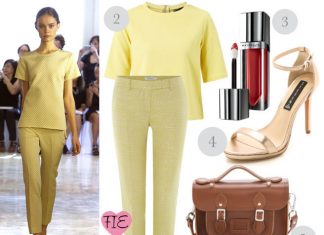 Runway To Reality (RtoR) : chic yellow