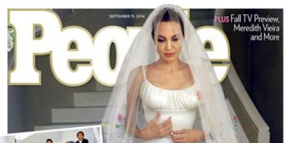 Angelina Jolie: les premières photos de sa robe de mariage!