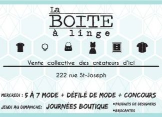 Québec: 1ère édition de la Boîte à Linge!