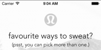 Une nouvelle app Lululemon!