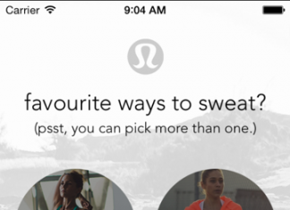 Une nouvelle app Lululemon!