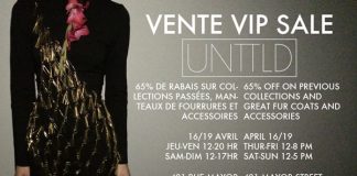 UNTTLD: une vente d’échantillons à ne pas manquer!