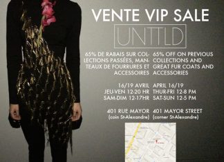 UNTTLD: une vente d’échantillons à ne pas manquer!