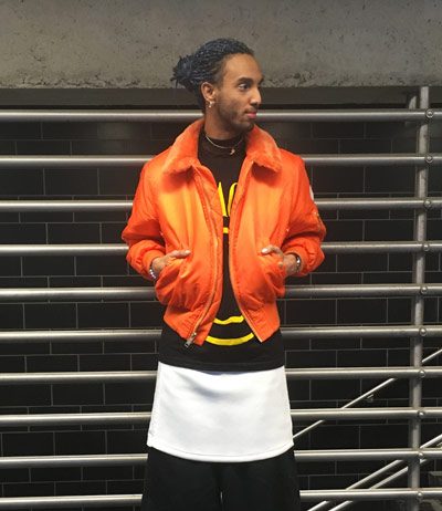 Look de métro: William, 21 ans. Finissant en design de mode.