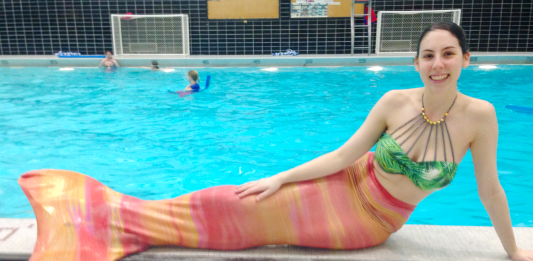 On a essayé l’entraînement de sirène!