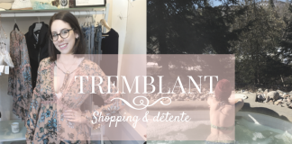 Weekend shopping et détente à Tremblant!