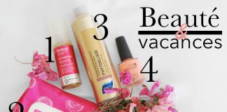 5 produits de beauté que je traine en vacances!